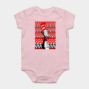 Cat In The Hat Army Baby Bodysuit